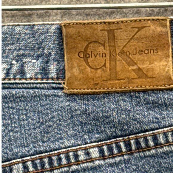 Calvin Klein Vintage 90s Bootcut Denim Blue Jeans Women 14 - Picture 8 of 9